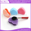 Hot Sale Creative Cosmetic Board Cleaner Heart Shape Washing Scrubber